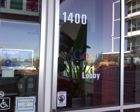 Google 1400 Crittenden entrance