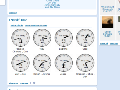 Orkut app from LjmSite: Friends' Time
